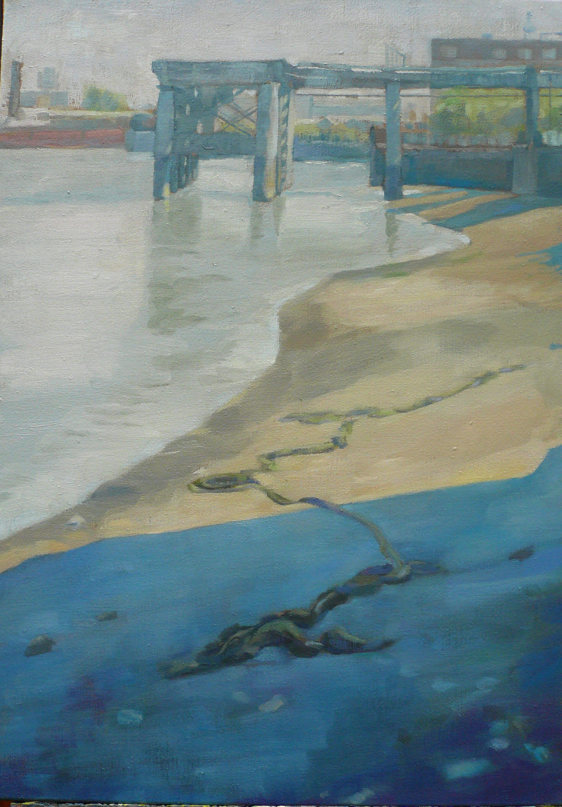Foreshore Greenwich by Caroline Mayow