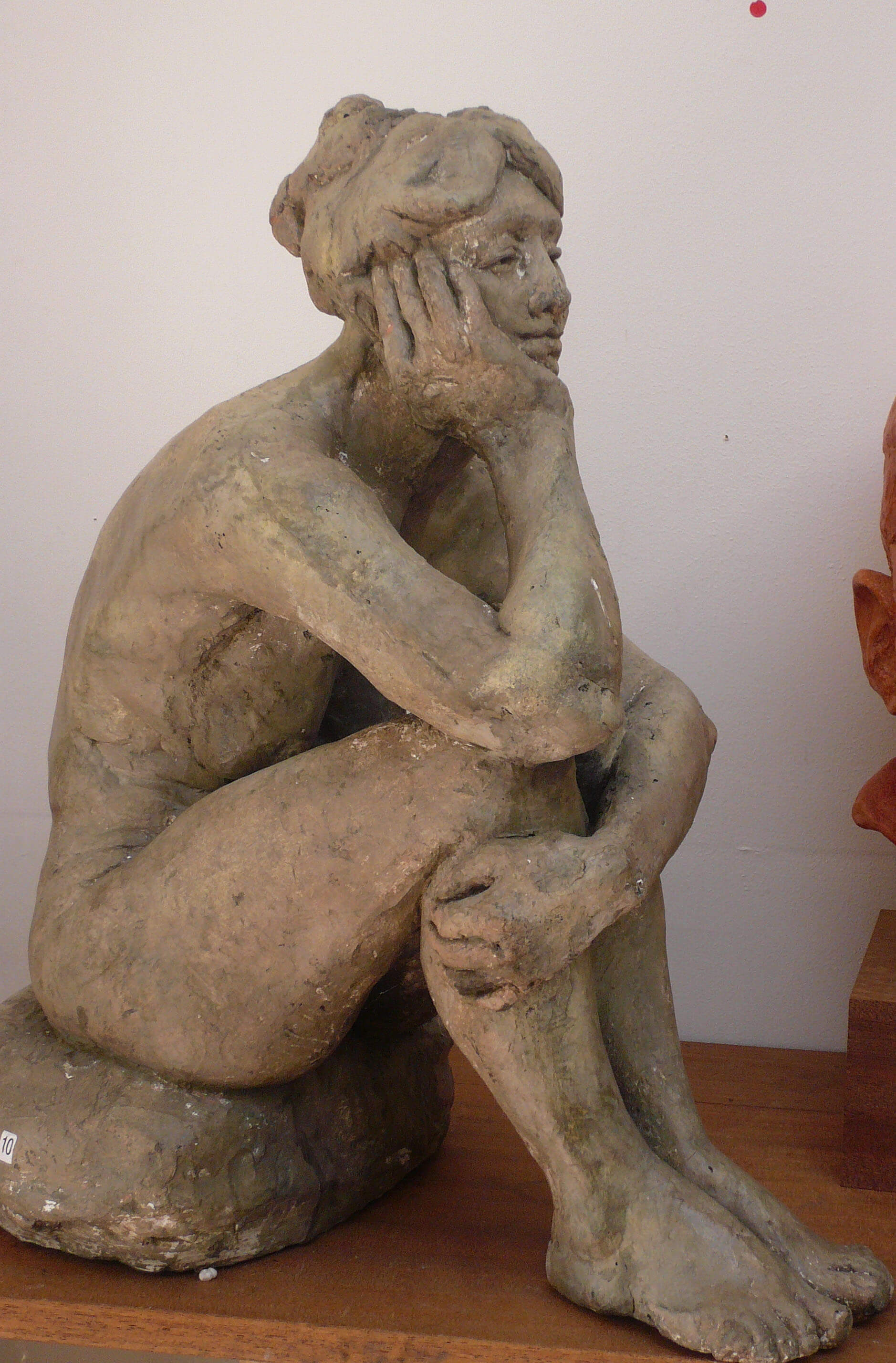 A sculpture of Joelle by Caroline Mayow