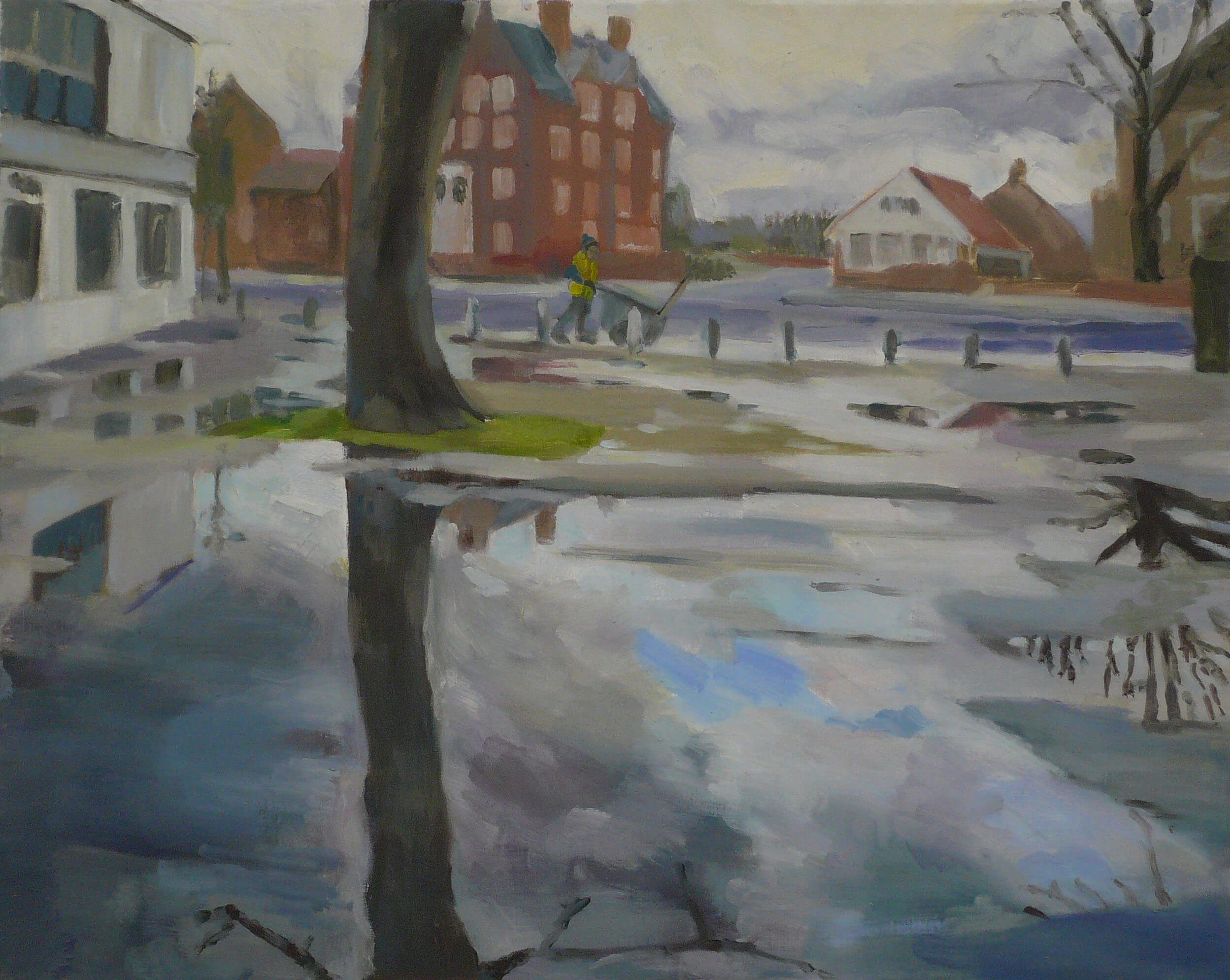Leegate Puddles by Caroline Mayow