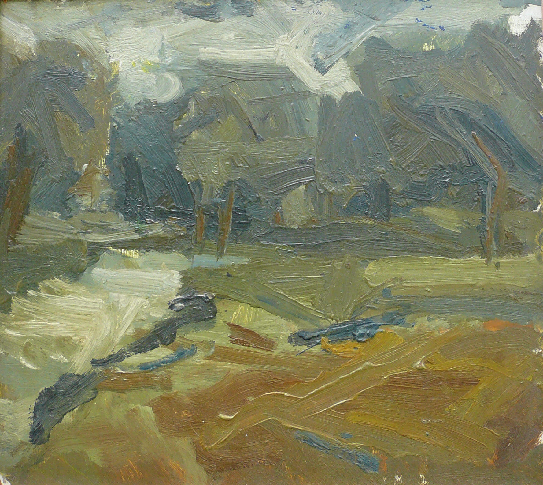 Peckham Rye, Rain by Caroline Mayow
